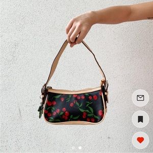 Y2K Early 2000s Cherry Mini Shoulder Bag by XOXO